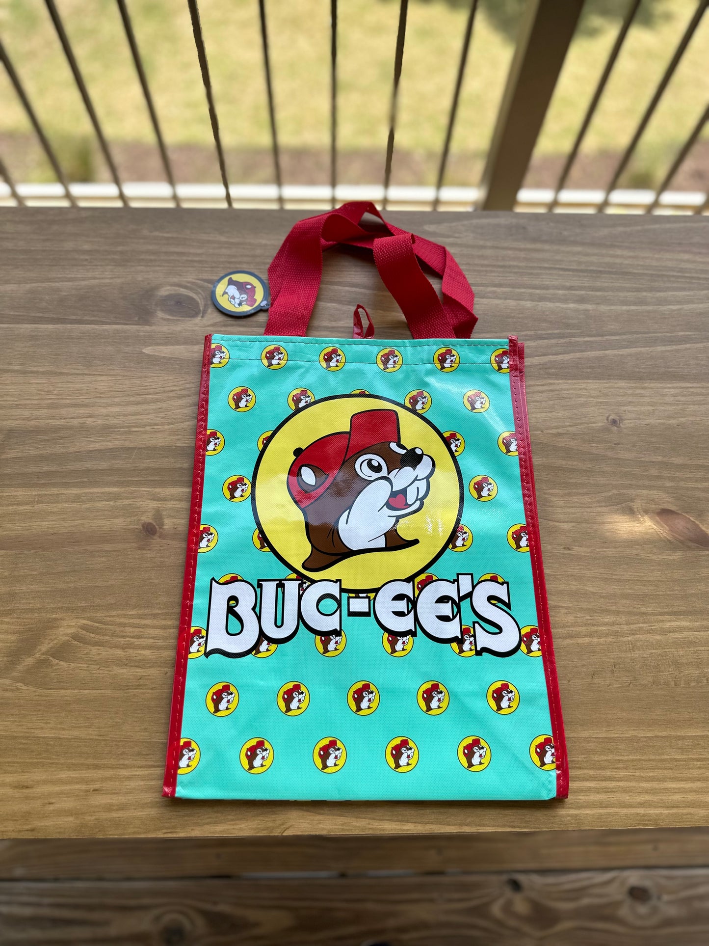 Buc-ee's バッキーズ エコバッグ（ターコイズ）