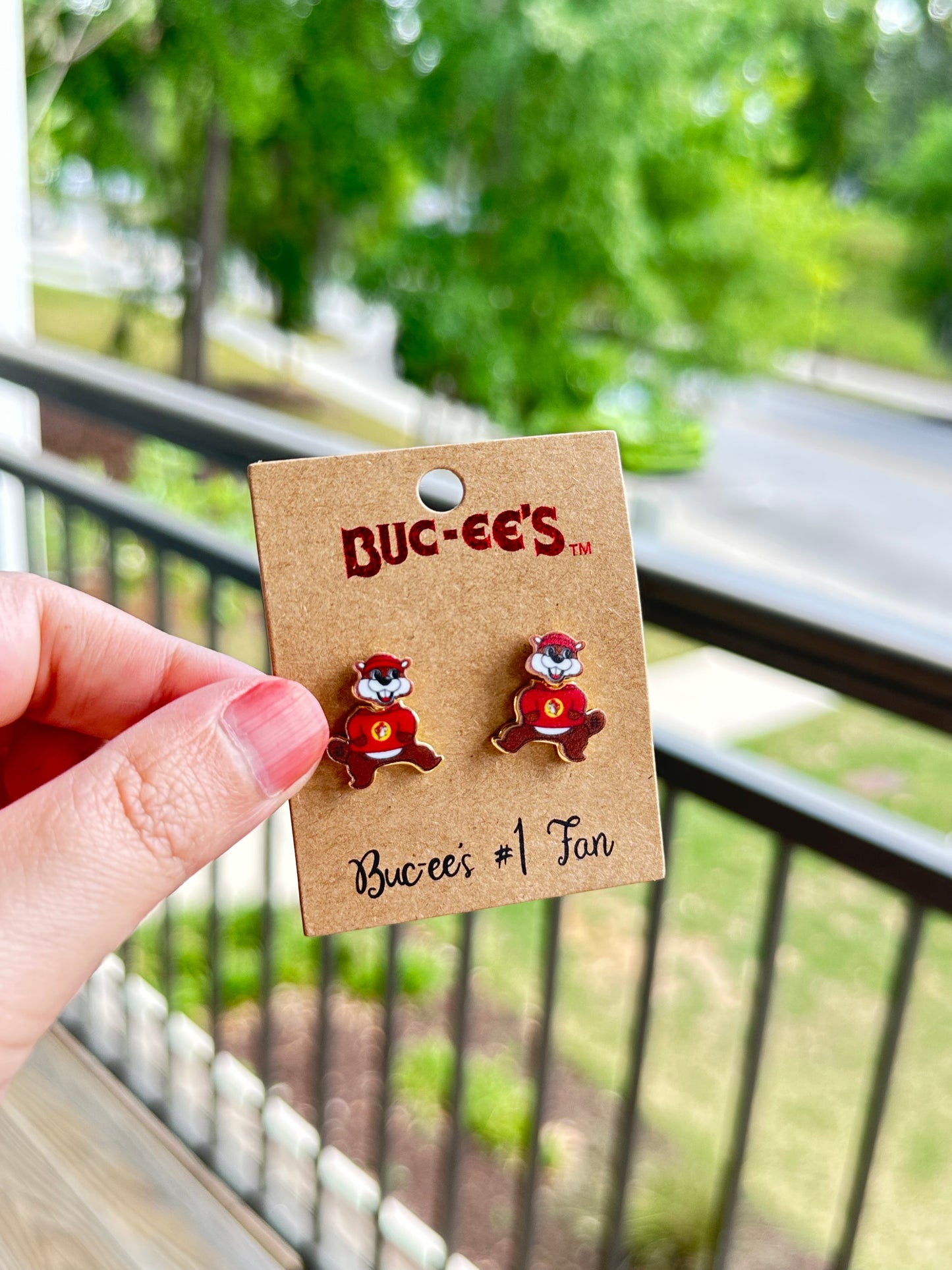 Buc-ee's バッキーズ ピアス（ビーバー）