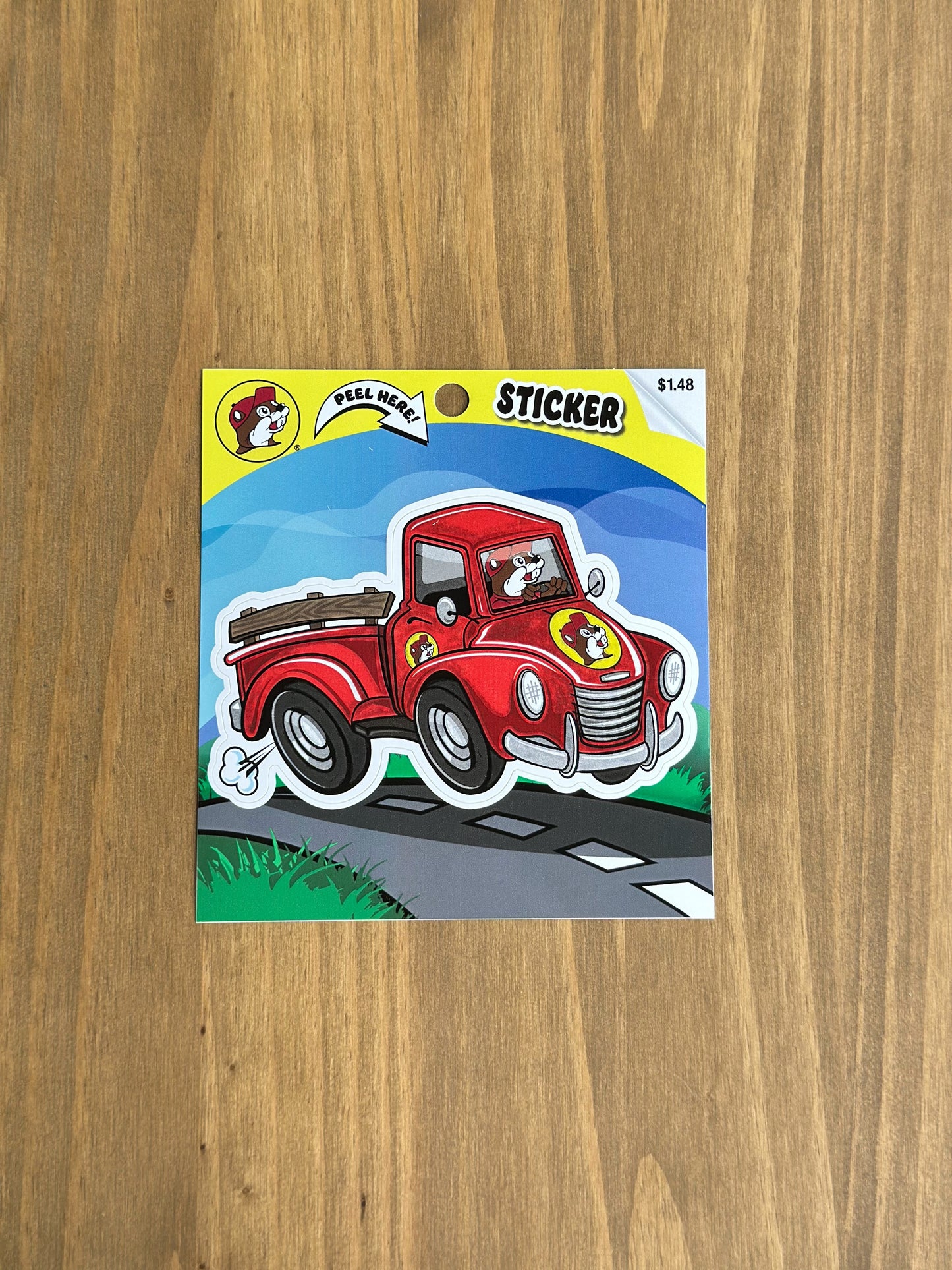 Buc-ee's バッキーズ ステッカー（赤トラック）