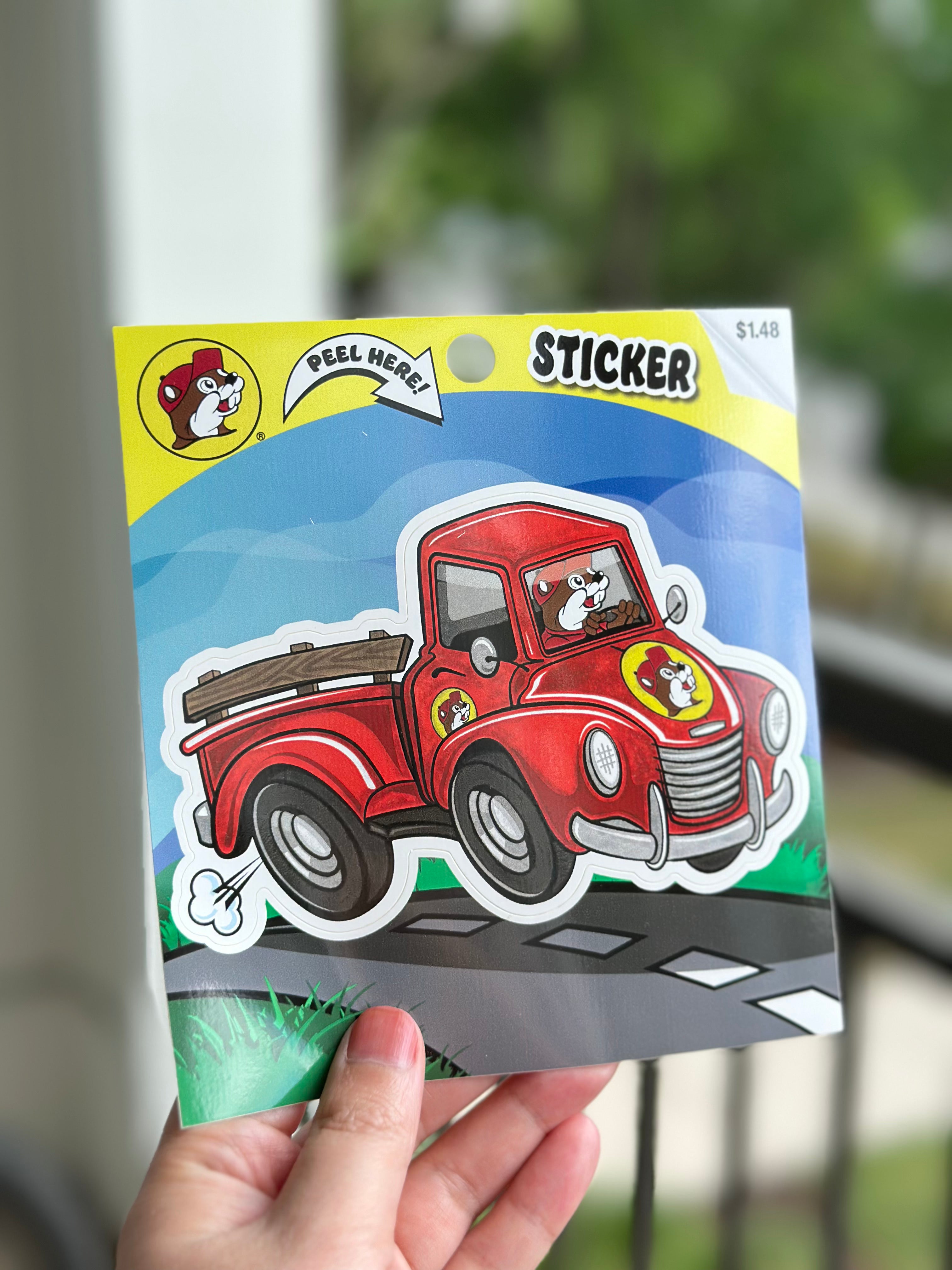 Buc-ee's バッキーズ ステッカー（赤トラック） – RubberDuck American